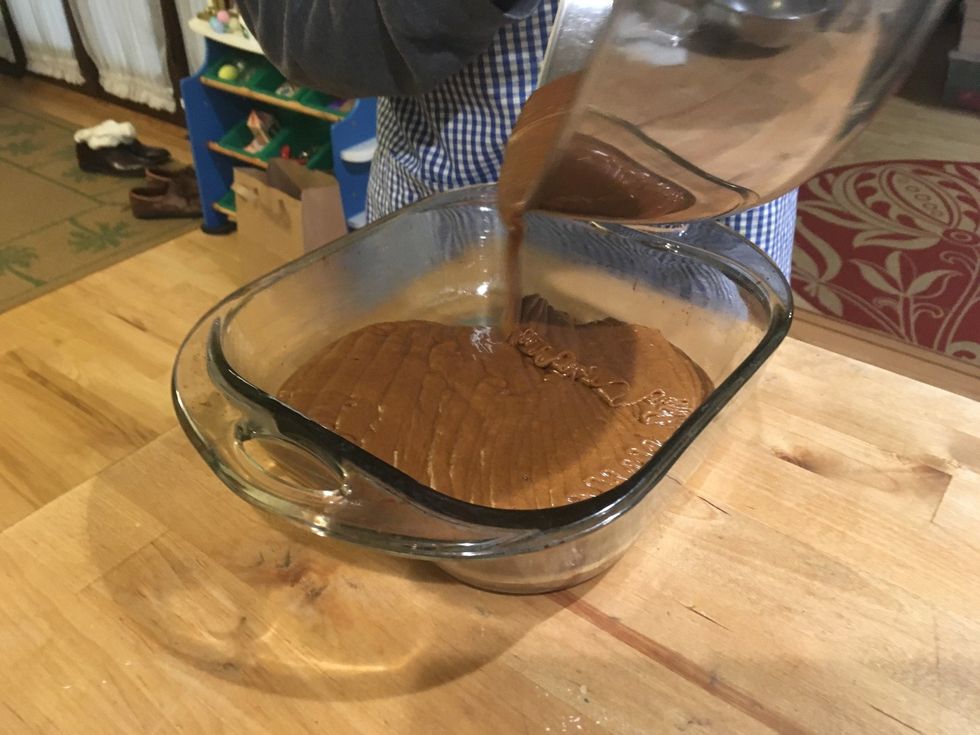 Add to a 9x9x2 inch baking pan