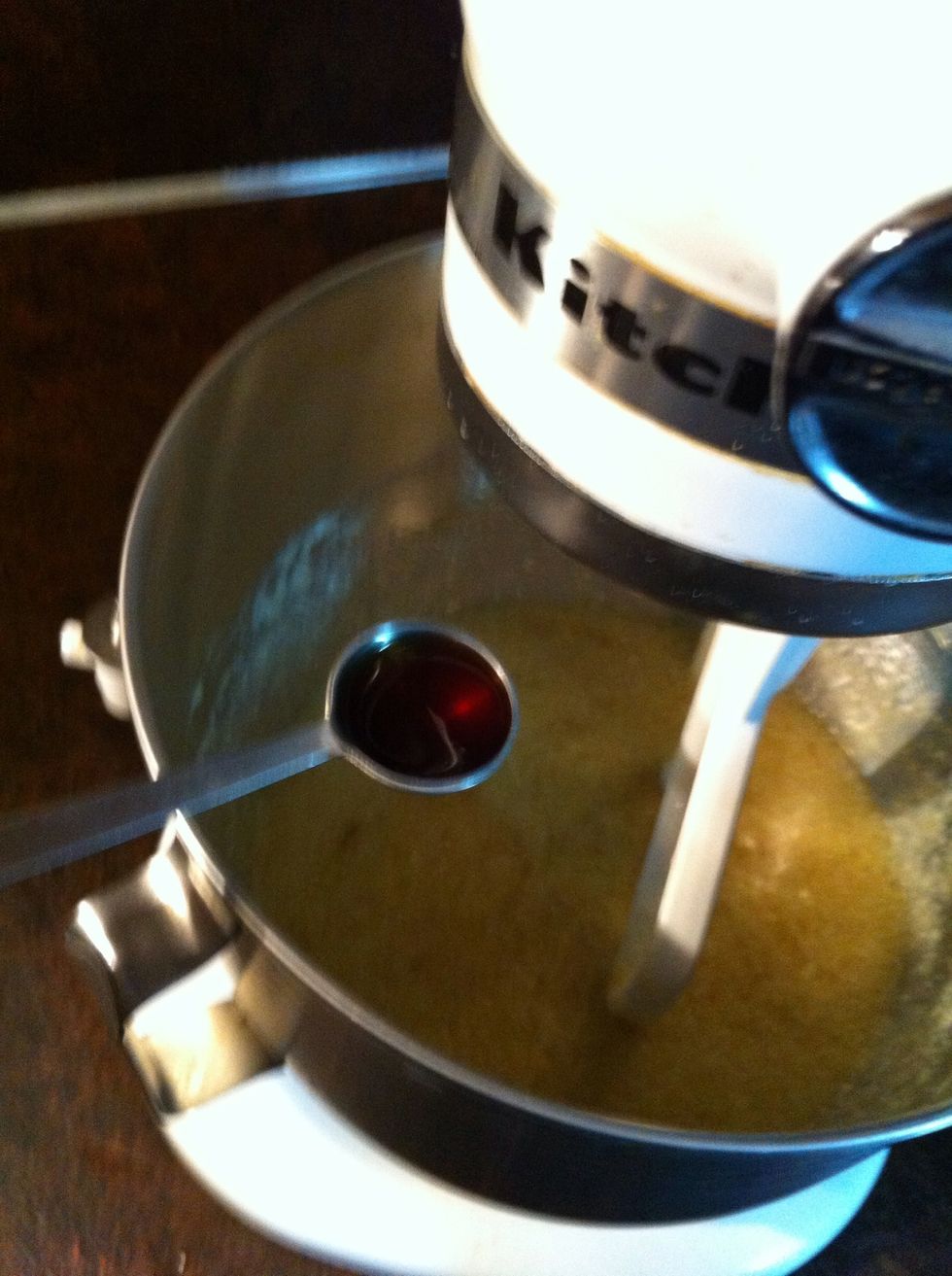 Add to bananas. And mix.