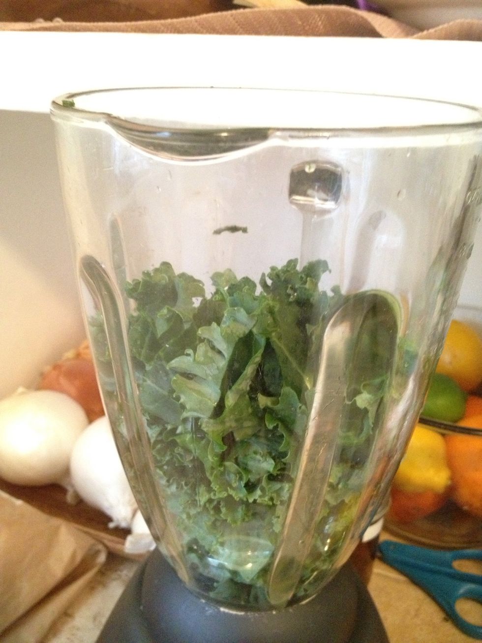 Add to blender. Go lightest in weight to heaviest.