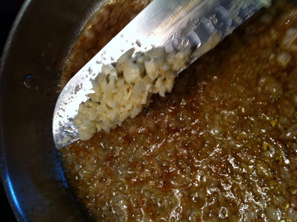 Add to brown butter and onion.