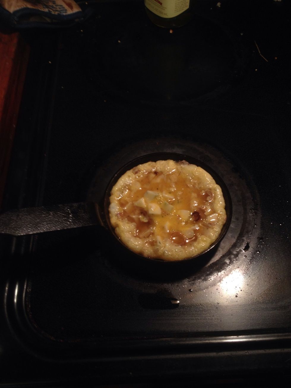 Add to heated frying pan