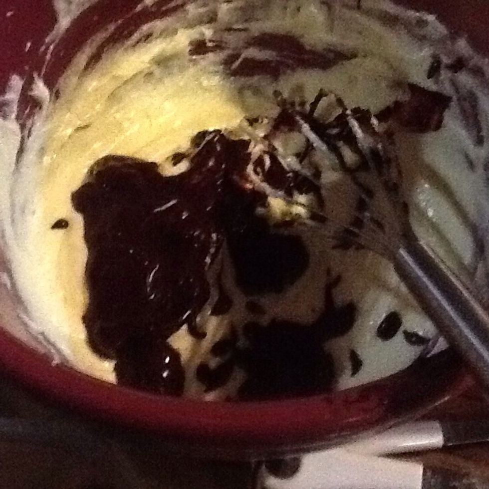 Add to mixture and whisk