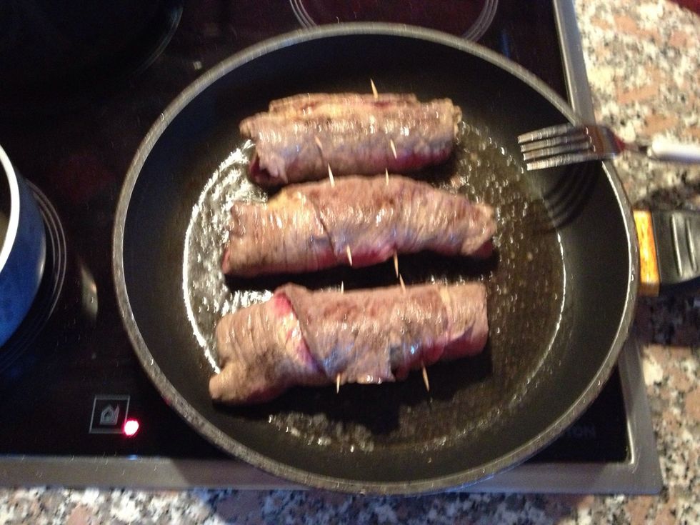 Add to pan ( make sure oil is hot)