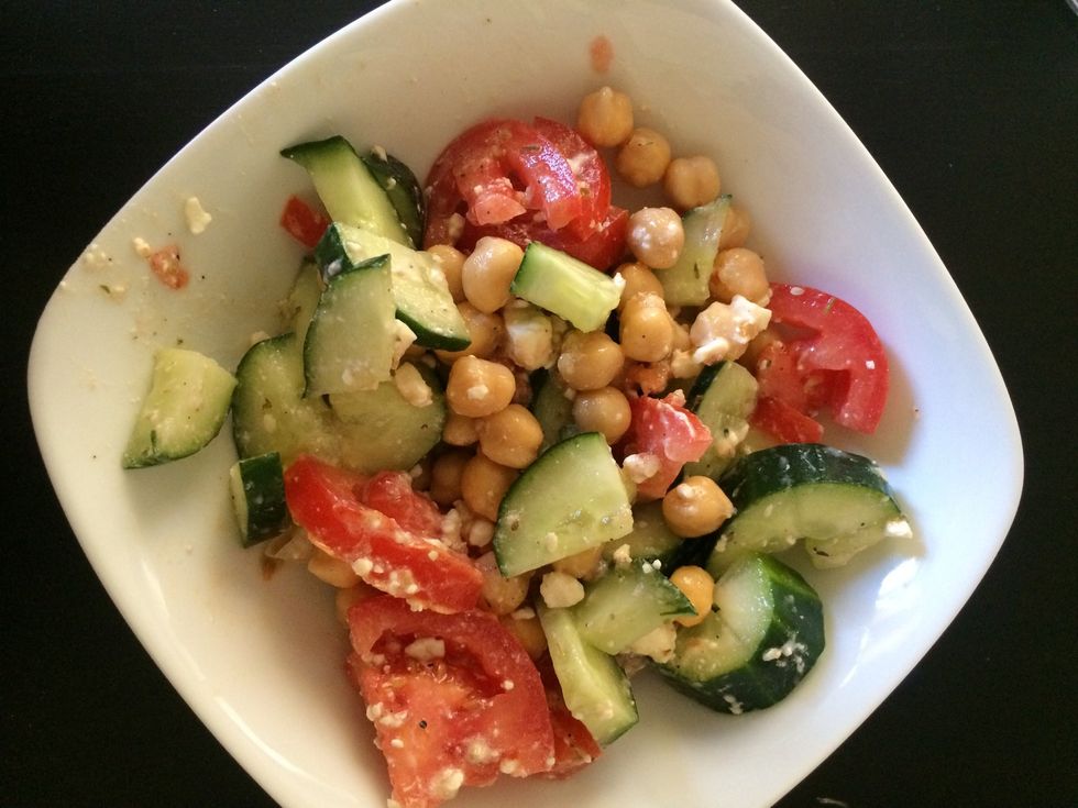 Add to plate and nom, perfect lunch