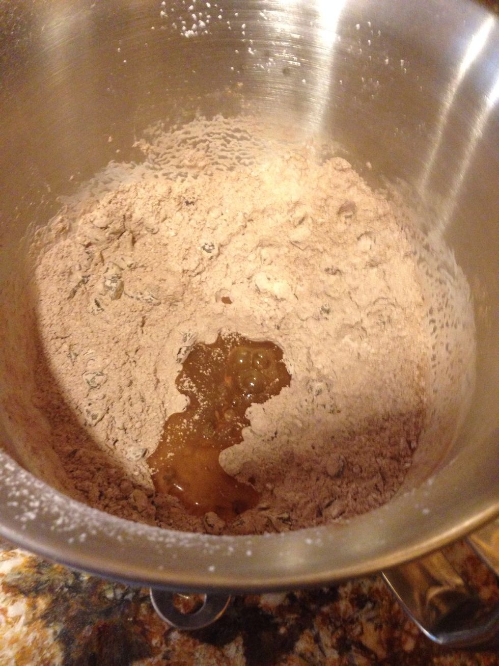 Add to powdered sugar mixture!