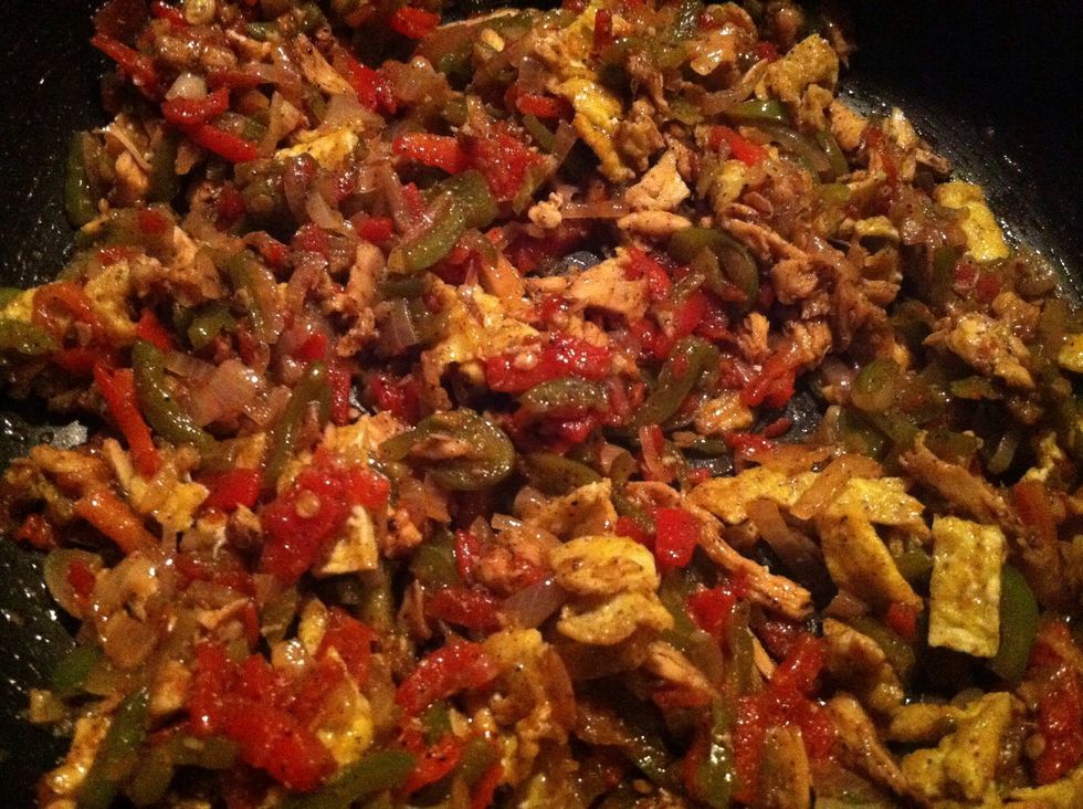 add to remaining mixture