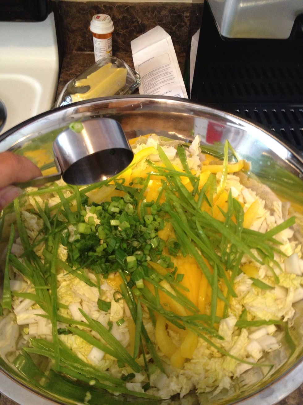 Add to slaw mixture.