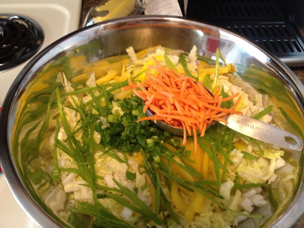 Add to slaw mixture.