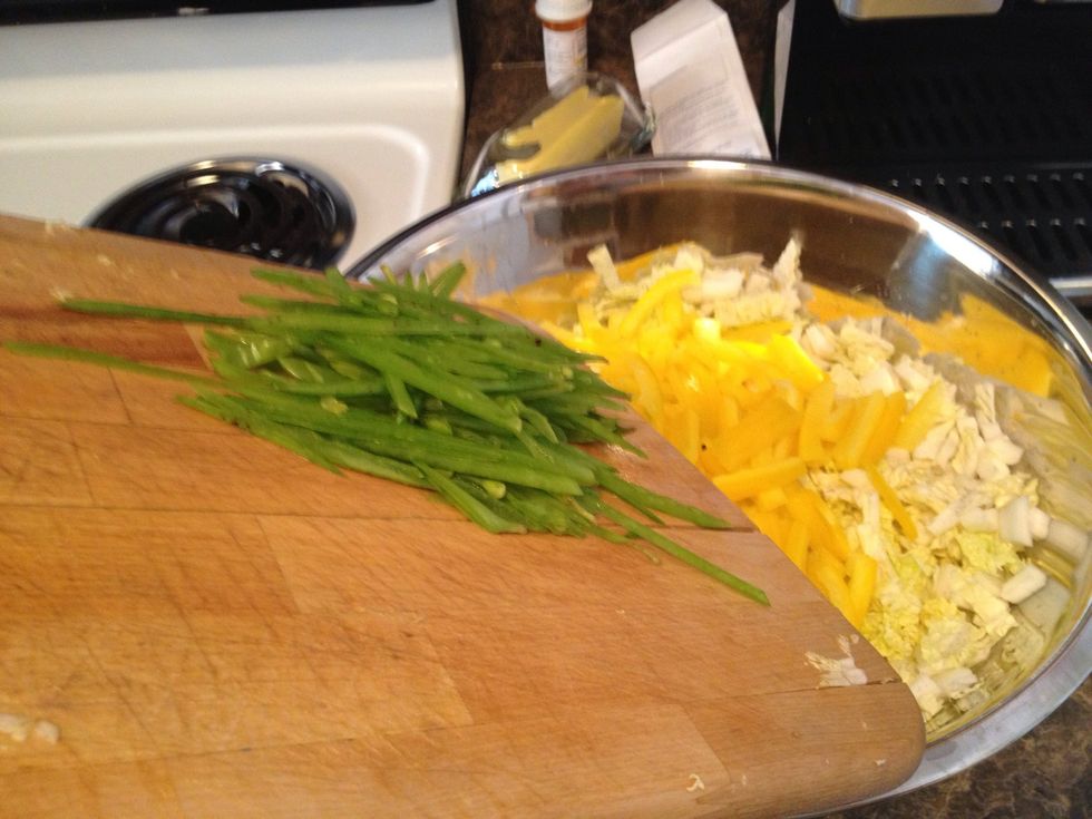 Add to slow mixture.