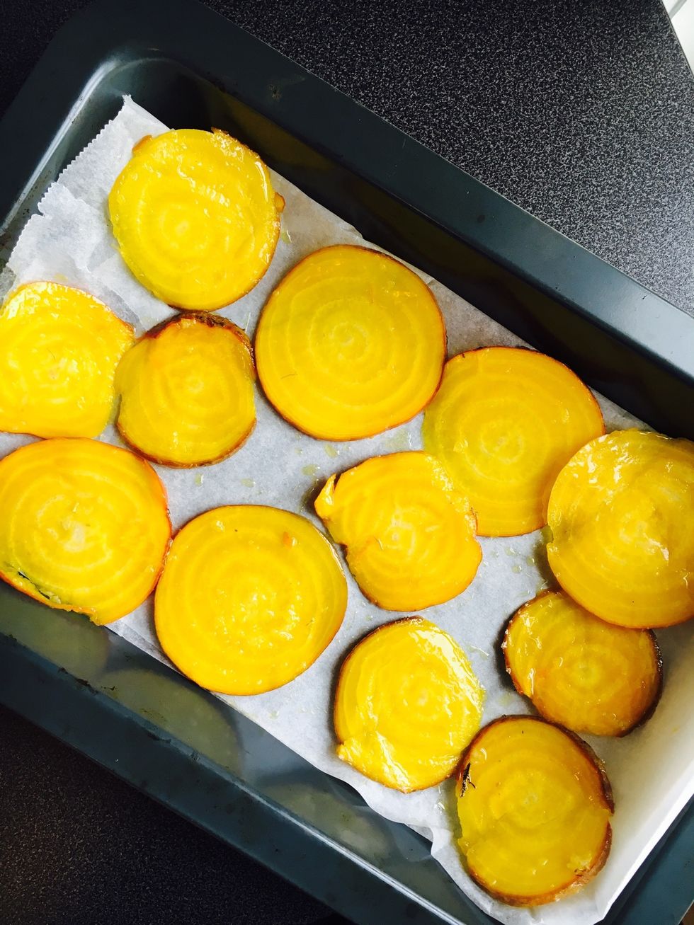 Add to the baking tray