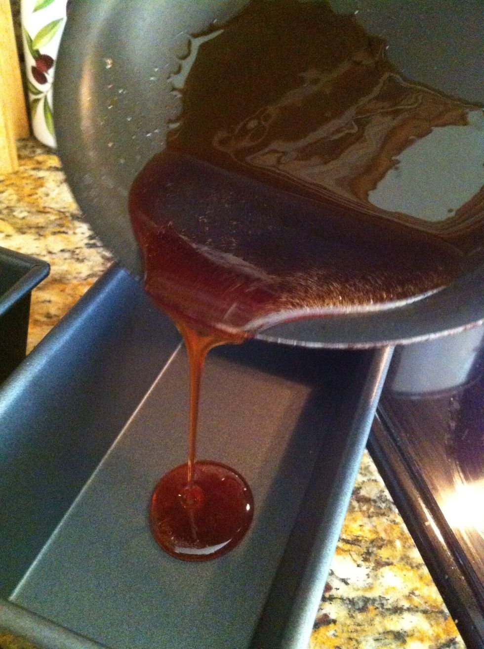 add to the bottom of the pan