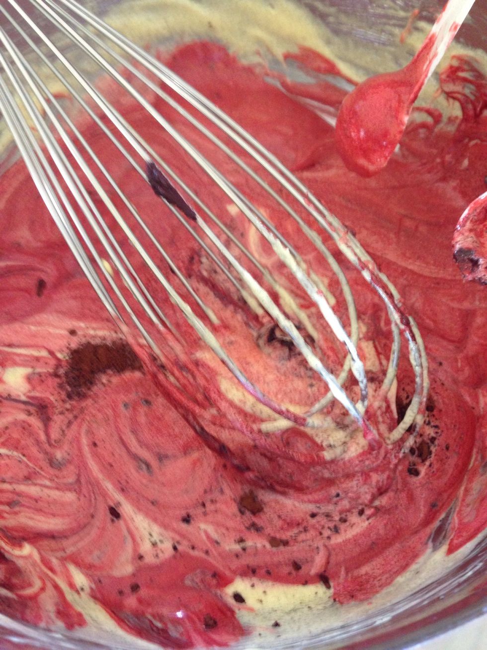 Add to the butter mix