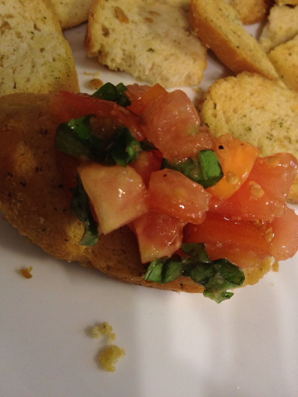 Add to the crackers and eat!