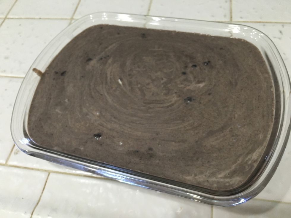 Add to the freezer for about 10 minutes