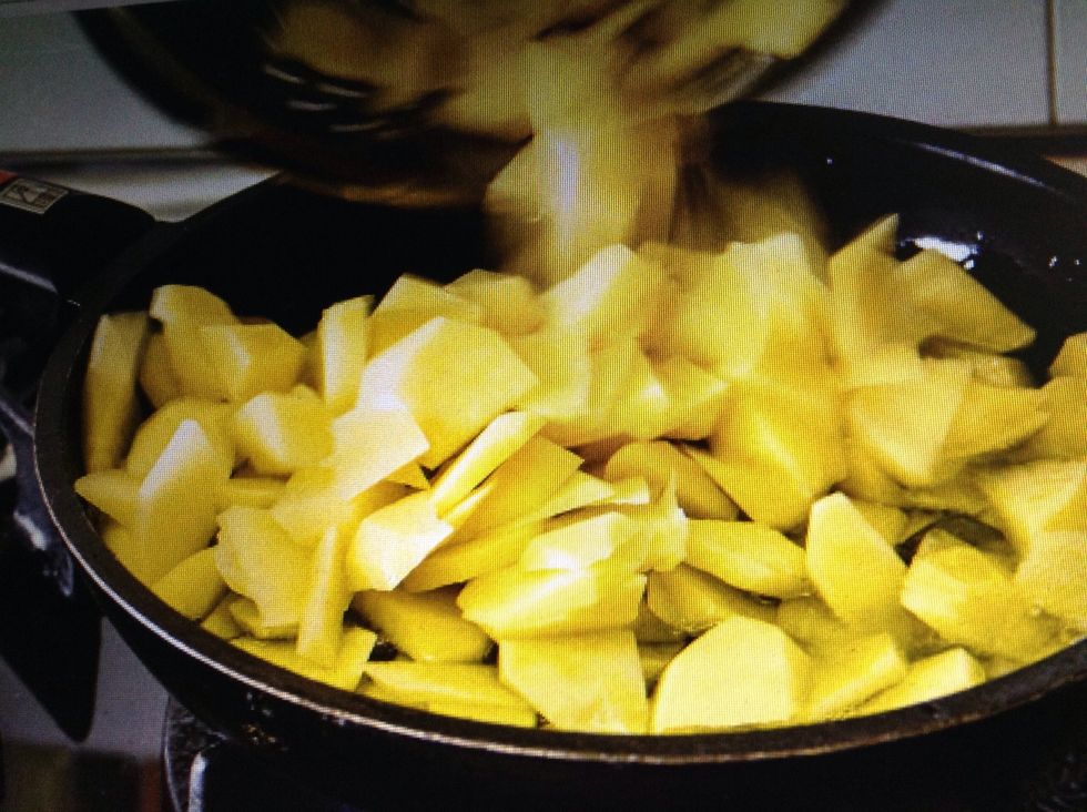 Add to the hot oil