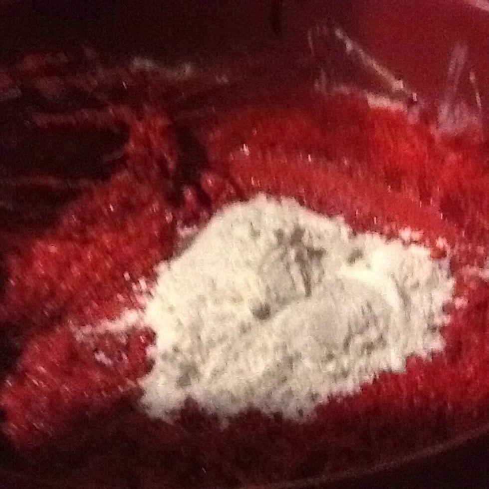 Add to the mix slowly and whisk