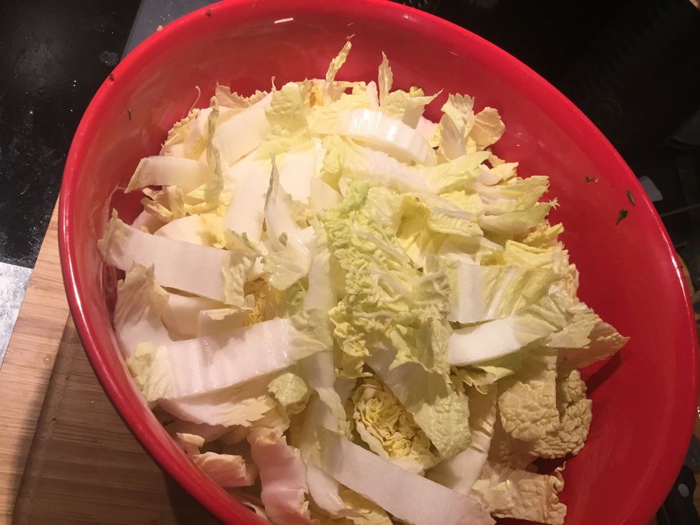 Add to the mixing bowl