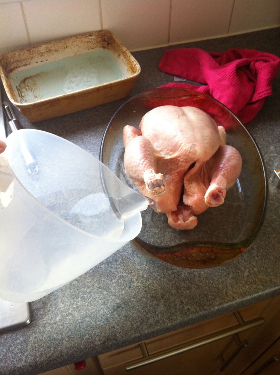 add to the oven proof dish