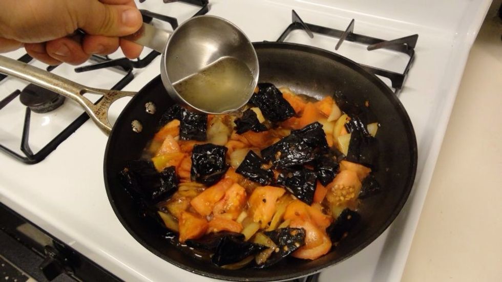 Add to the pan