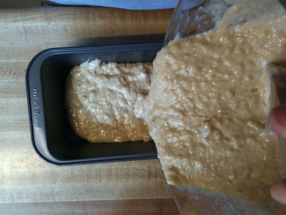 Add to your bread pan.
