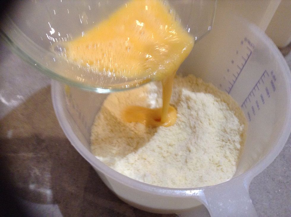 Add to your dry mixture