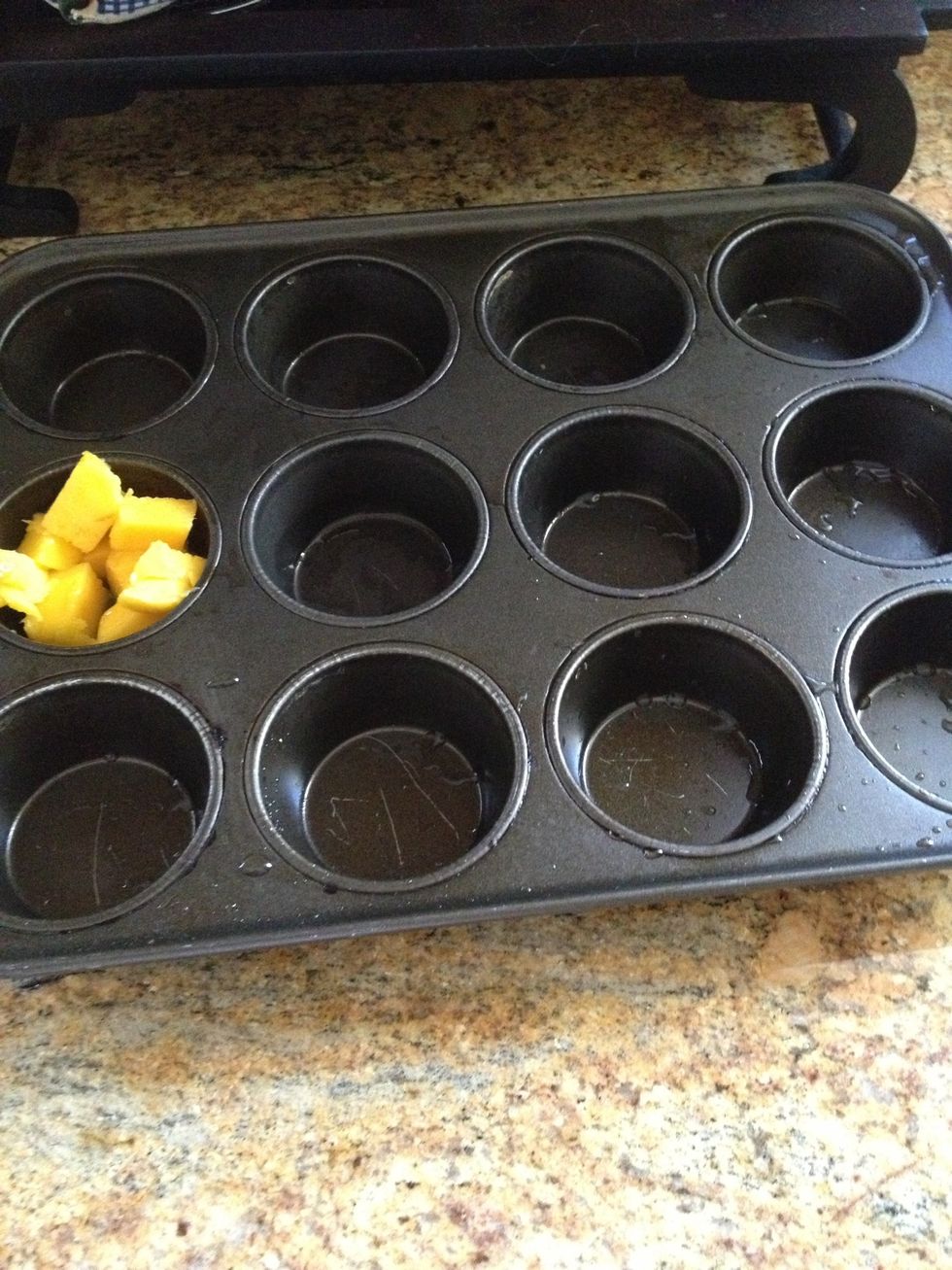 add to your ice tray or cupcake tray