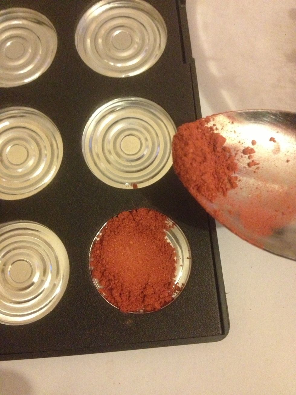 Add to your palette. Add a couple of drops of remover then Add more product to sandwich the two layers