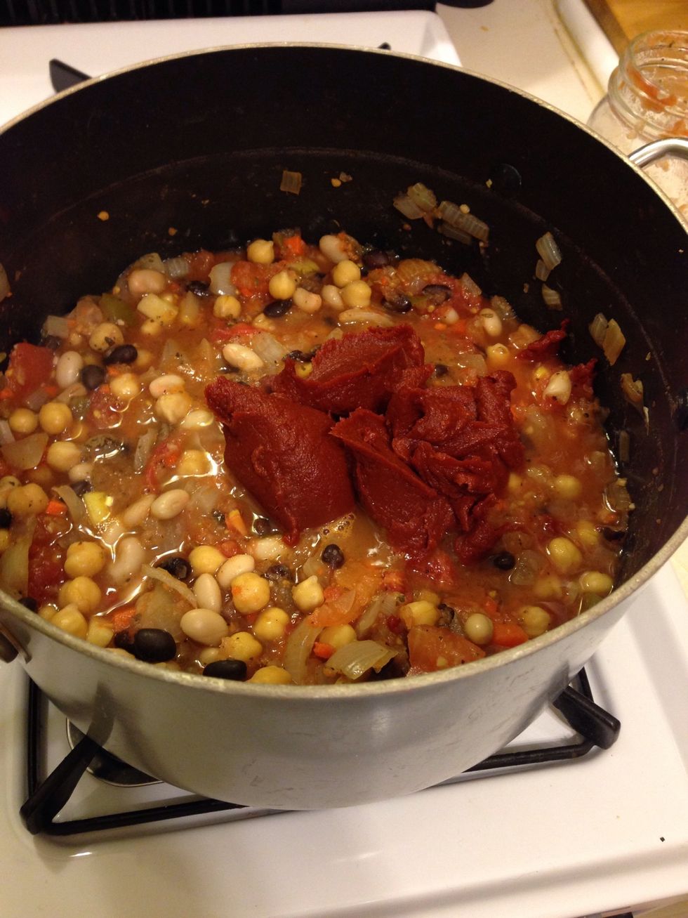 Add tomato paste