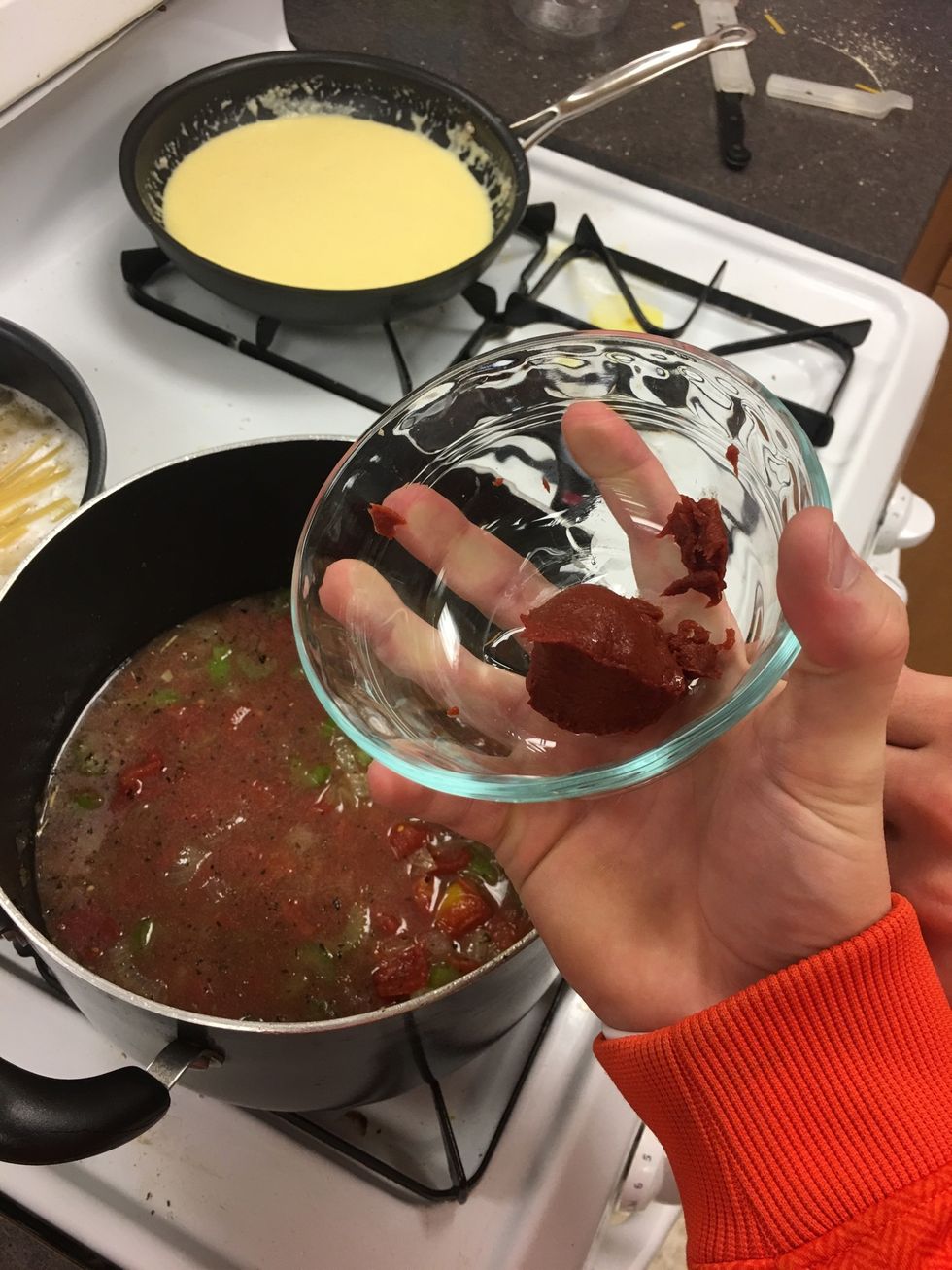 Add tomato paste