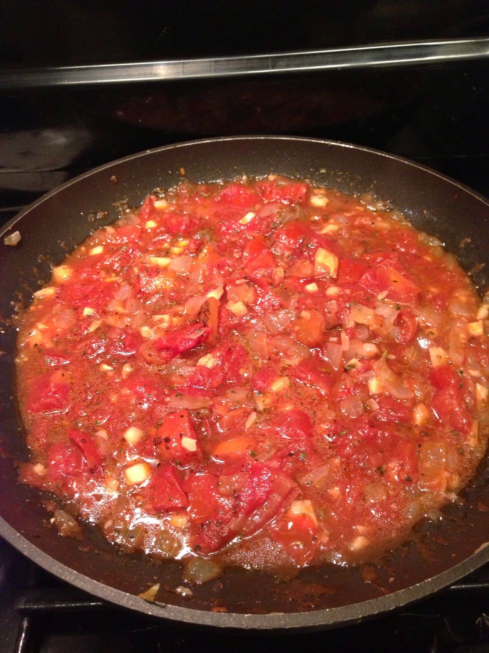 Add tomatoes and cook for 5-10 more minutes. Set aside once done.