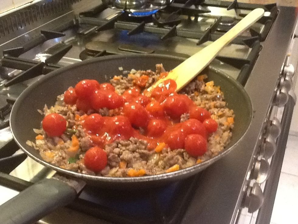 Add tomatoes.