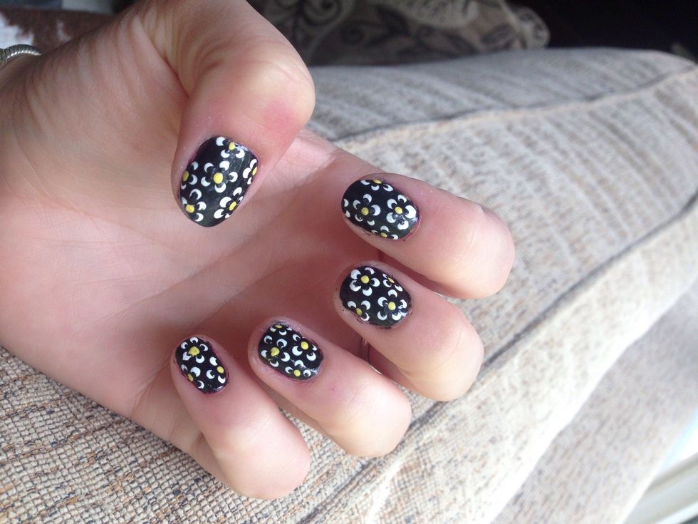 Add top coat and you're done!