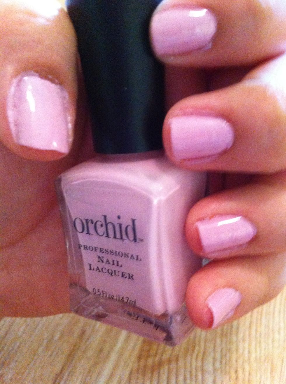 Add two coats of your of your desired nail polish