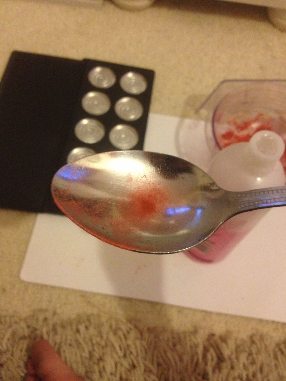 Add two drops of the isopropyl on top