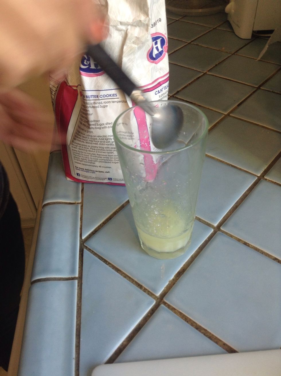 Add two heaping teaspoons of sugar.