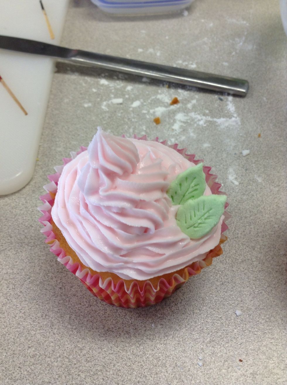 Add two leaves, made earlier