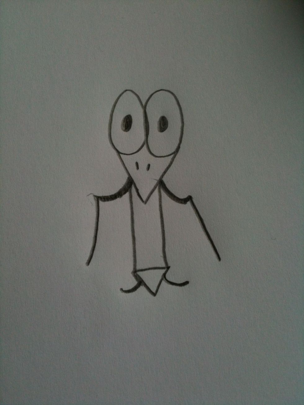 Add two little curves lines like shown.