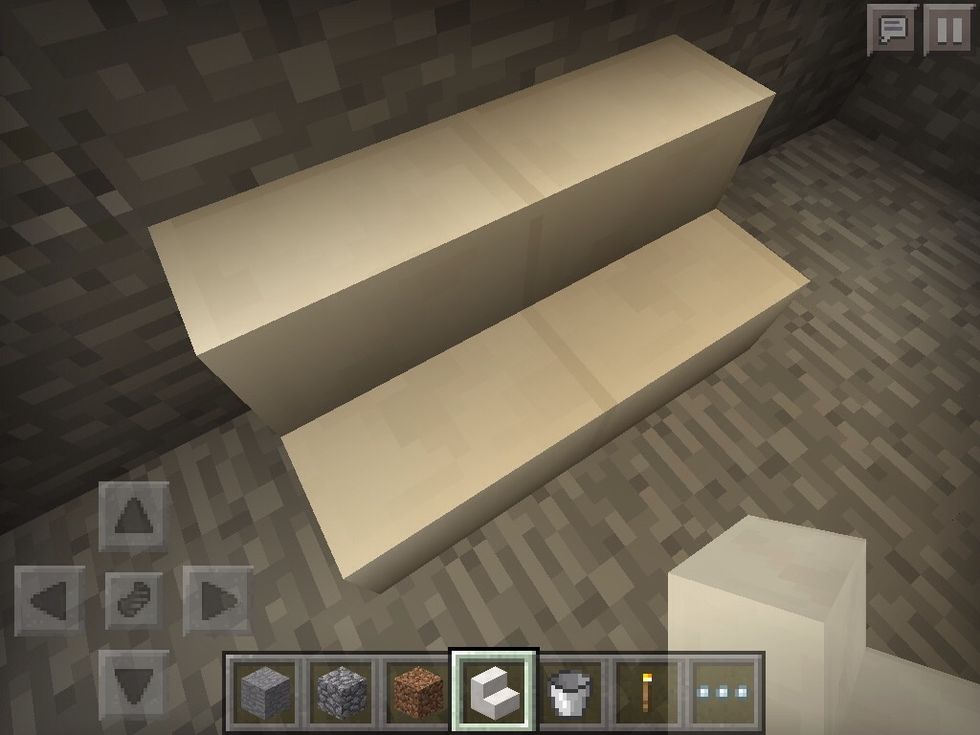 Add two of any stairs next to each other