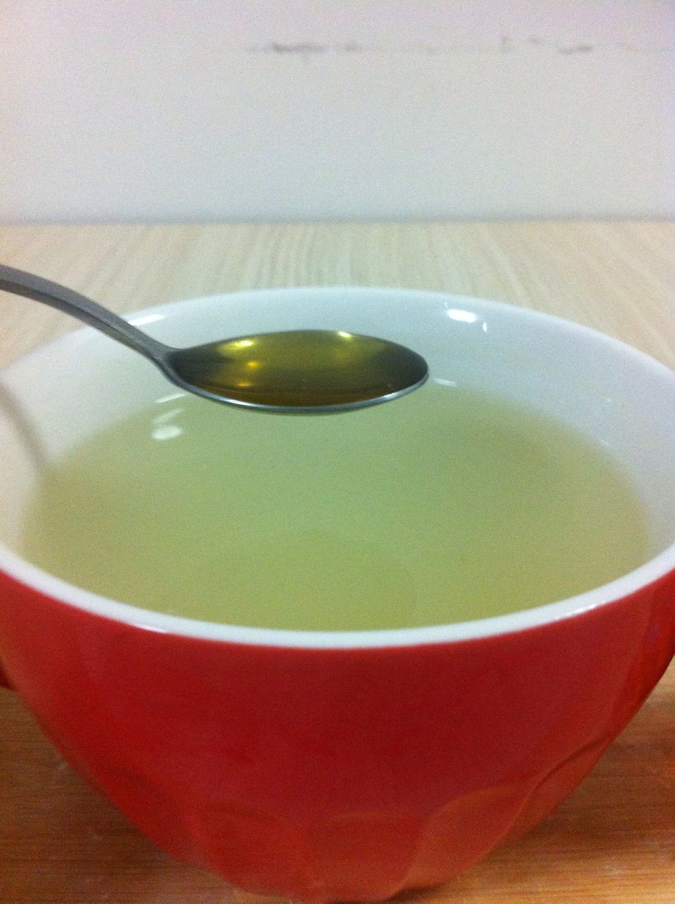 Add two or three spoons of honey to taste.