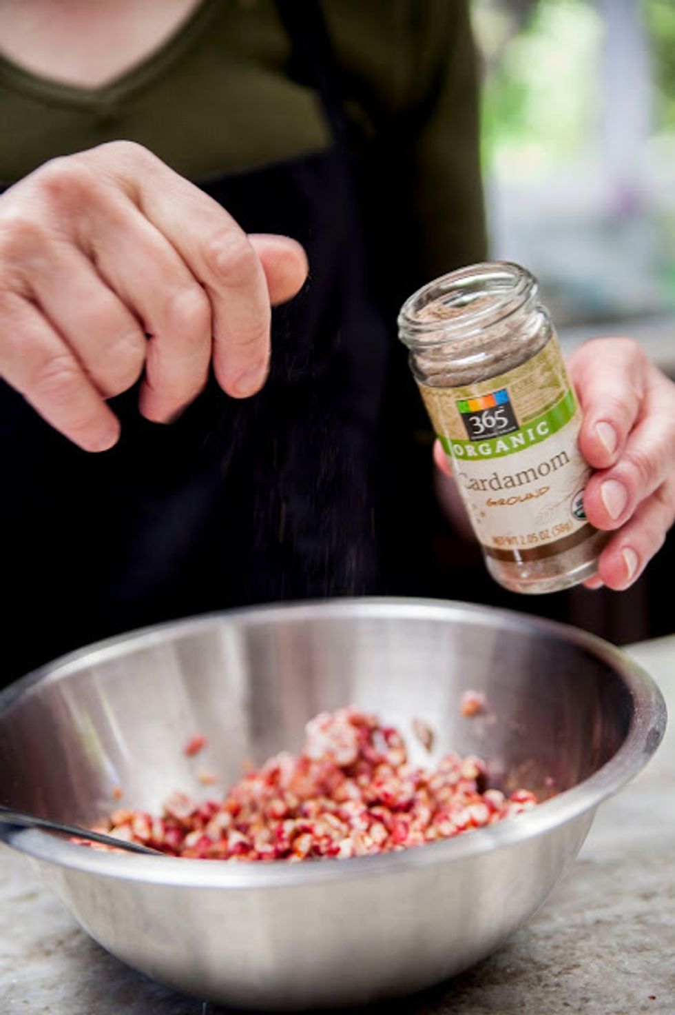 Add two pinches of cardamom...