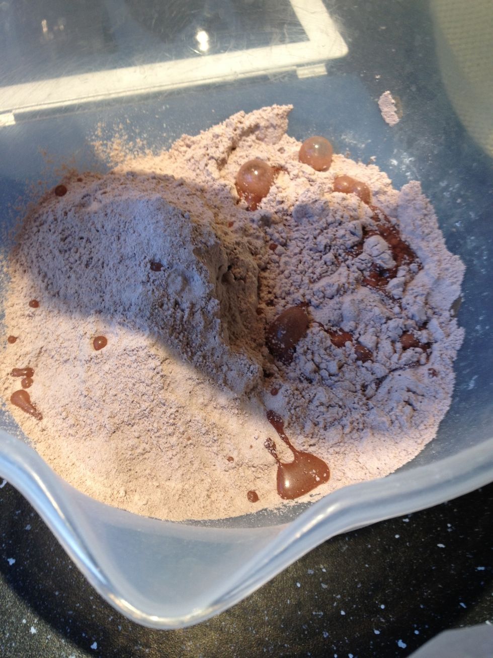 Add two spoons of water