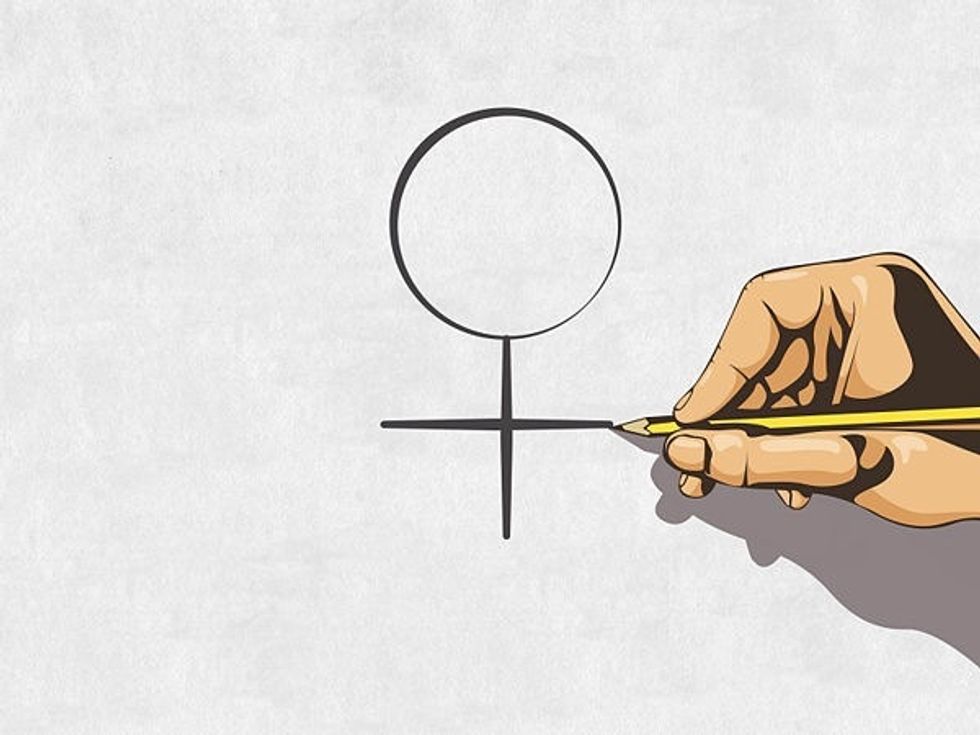 Add two straight lines on going down and one across the other one