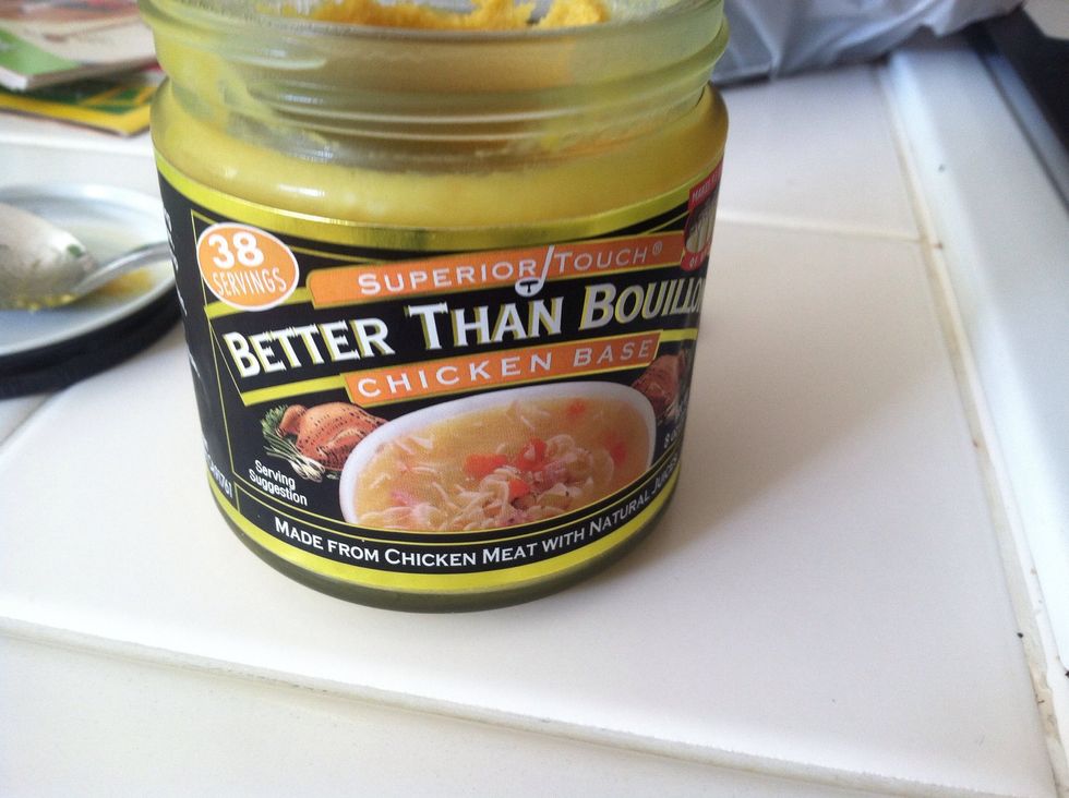 Add two tablespoons better than bouillon to a large sauce pan or Dutch oven