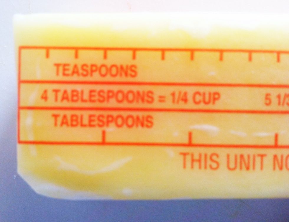 Add two tablespoons of butter or margarine - - room temperature if mixing by hand. If using a food processor, the butter can be cold.