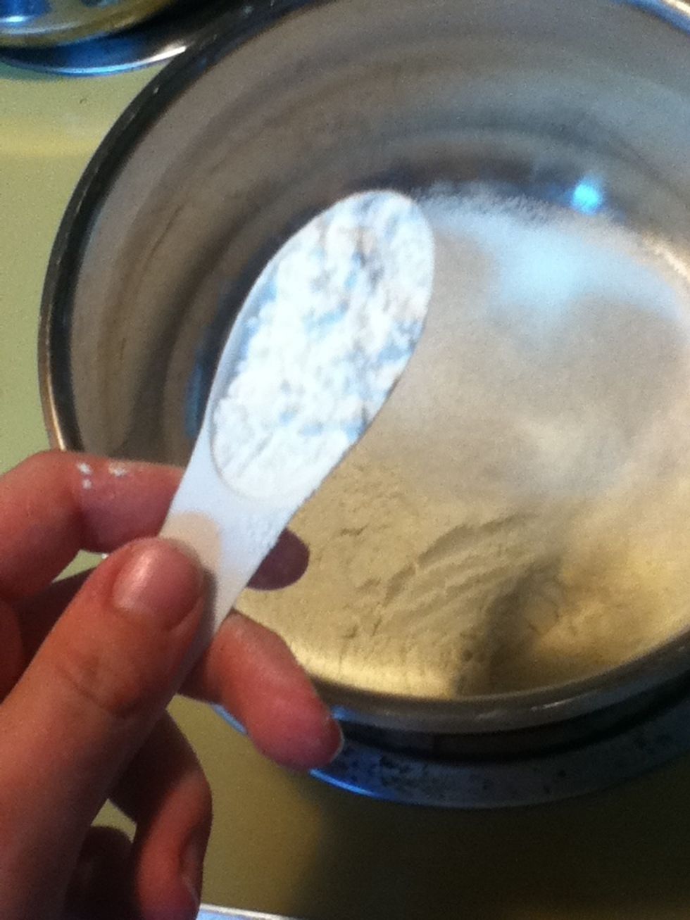 Add two tablespoons of cream of tartar