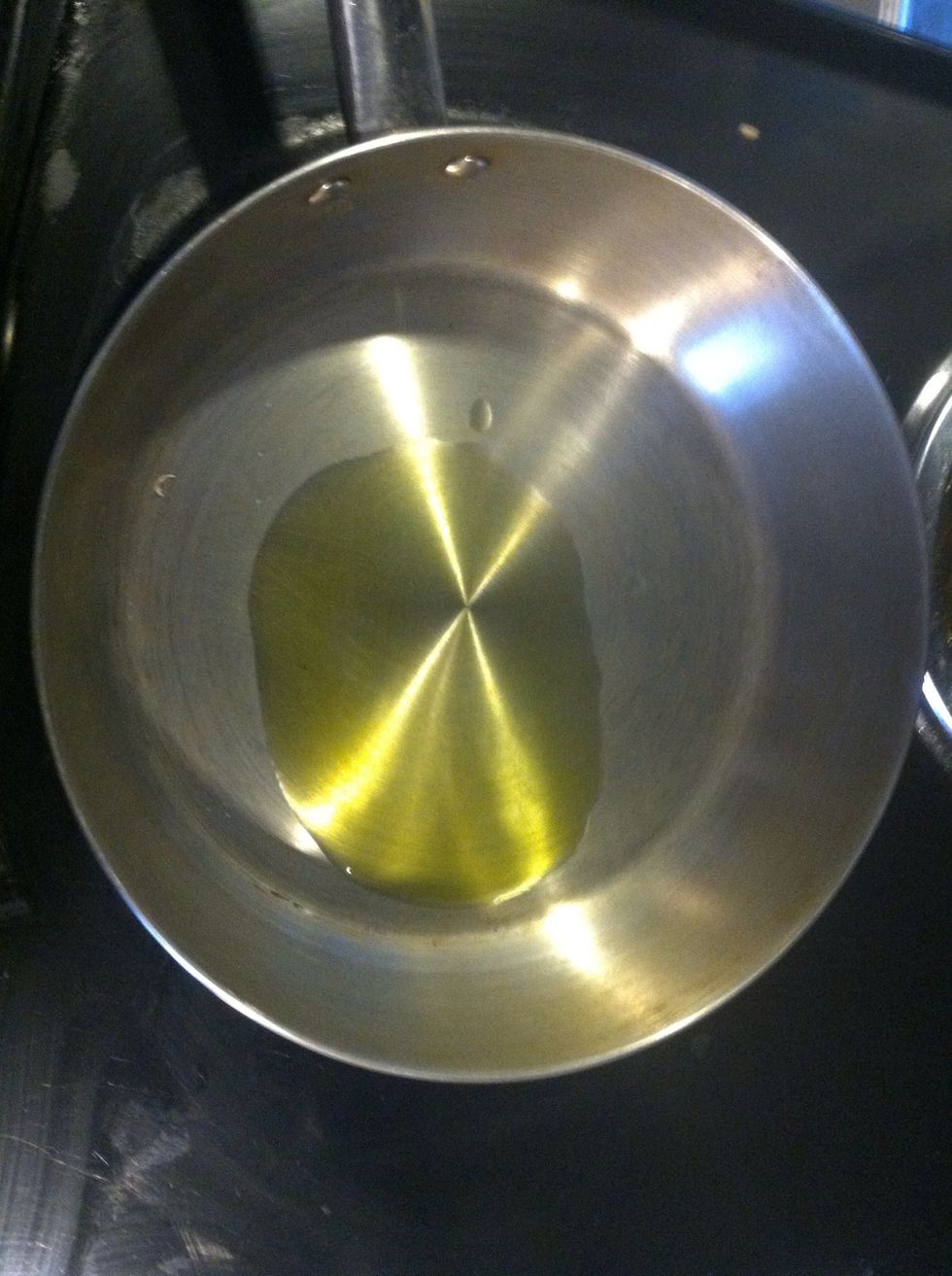 Add two tablespoons of olive oil