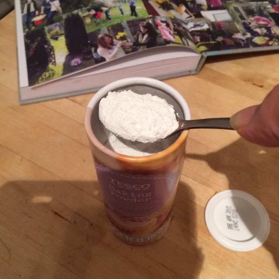 Add two tea spoons to your mixture