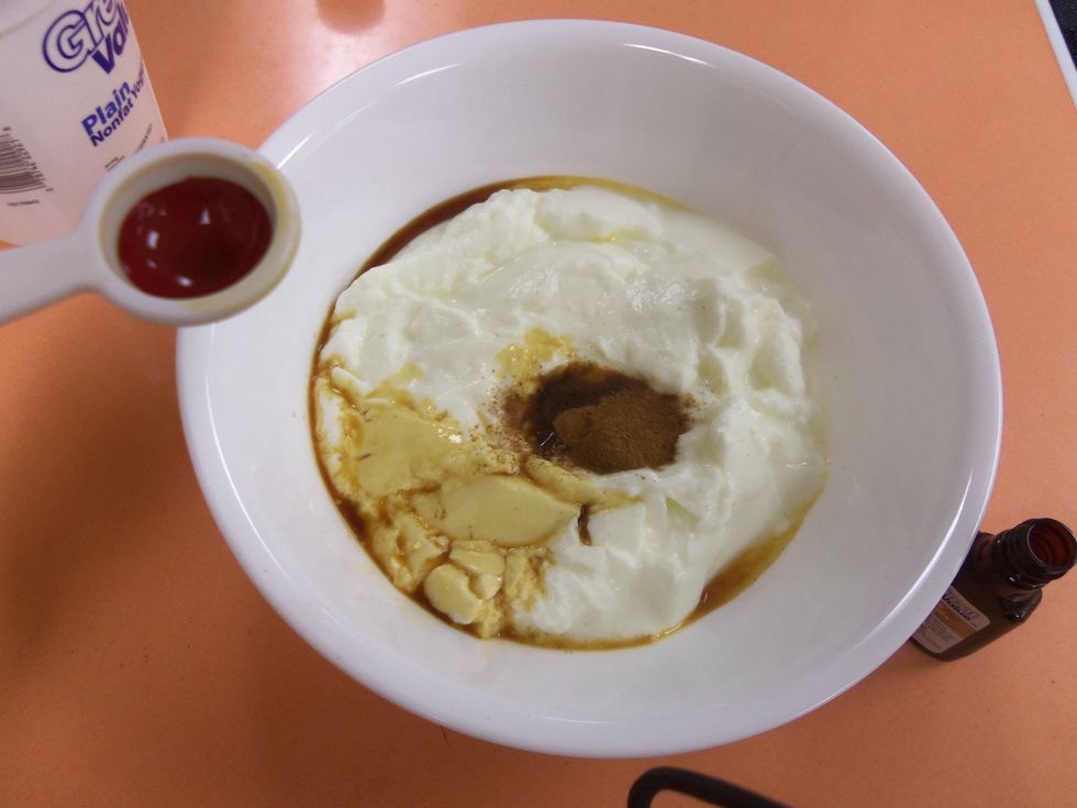 Add two teaspoons of vanilla extract.