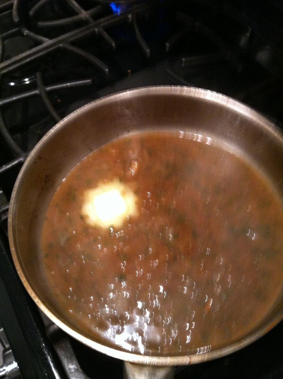 Add unsalted butter