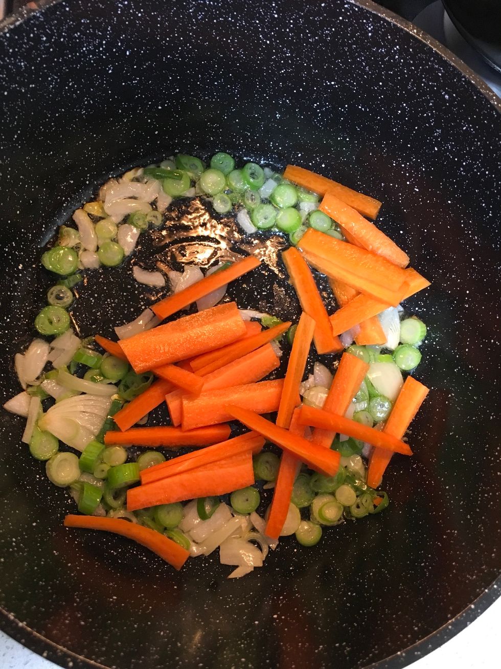 Add up carrot after 2 minutes